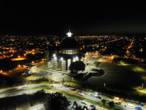 Panorámica Nocturna - Templo de la Virgen del Rosario